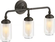 Kohler Lighting 32806-SC03-BZL - Artifacts 23 in. Three-Light Sconce