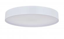 Abra Lighting 30028FM-MW-Snare - 17" 3CCK Metal Cylinder and Frosted Glass Flushmount