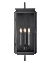 Revolution Lighting BNK-OL31BK - 3 Light Wall Lantern